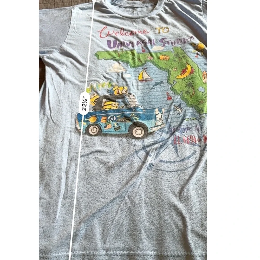 Universal Studios‎ Florida Minions T Shirt Welcome To Tourist Souvenir Small